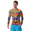 Siberian Sphynx – Men’s Long Sleeve Rash Guard - L