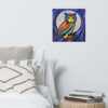 Lunar Owl Poster Art Print - 16×16