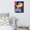 Chromatic Crescent Poster Art Print - 16×20
