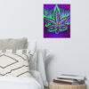 Purple Haze Blaze Poster Art Print - 16×20