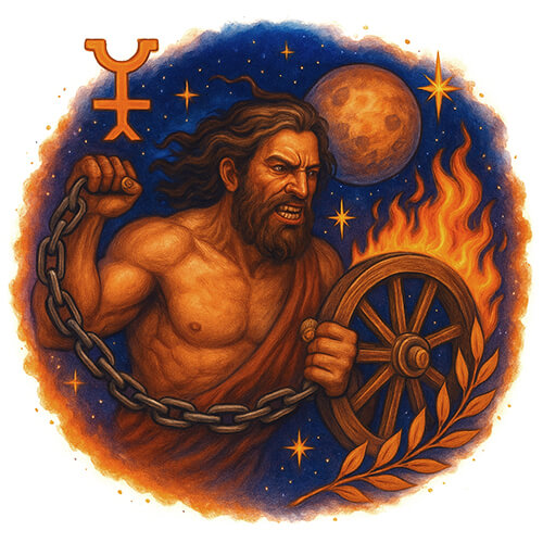 106-Ixion-Nodes-Planet-Astrology-Art-Astrological-Symbol-Esoteric-Artwork-Celestial-Universe-Art-Cosmic-Space-Image