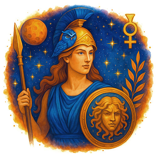 109-Pallas-Athena-Nodes-Planet-Astrology-Art-Astrological-Symbol-Esoteric-Artwork-Celestial-Universe-Art-Cosmic-Space-Image