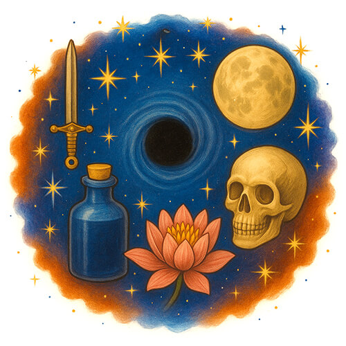 131-Quantum-Void-Node-Astrology-Point-Art-Astrological-Symbol-Esoteric-Artwork-Celestial-Universe-Art-Cosmic-Space-Image