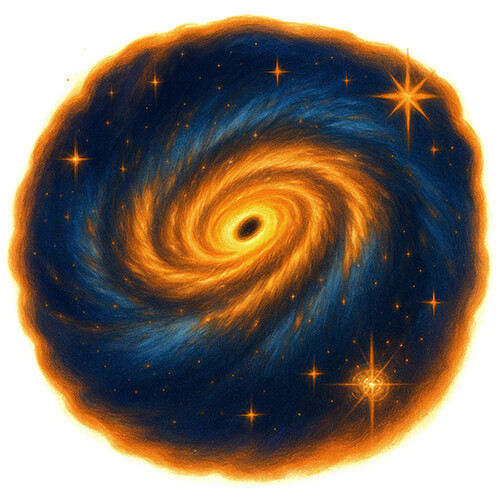 144-Galactic-Center-27-Degrees-Sagittarius-Astrology-Point-Art-Astrological-Symbol-Esoteric-Artwork-Celestial-Universe-Art-Cosmic-Space-Image