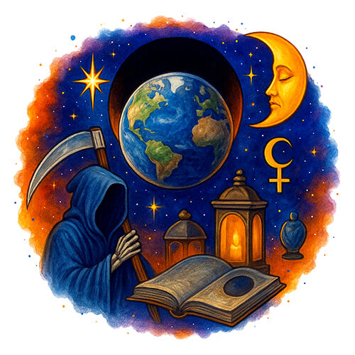 154-Earth's-Shadow-Point-Astrology-Point-Art-Astrological-Symbol-Esoteric-Artwork-Celestial-Universe-Art-Cosmic-Space-Image