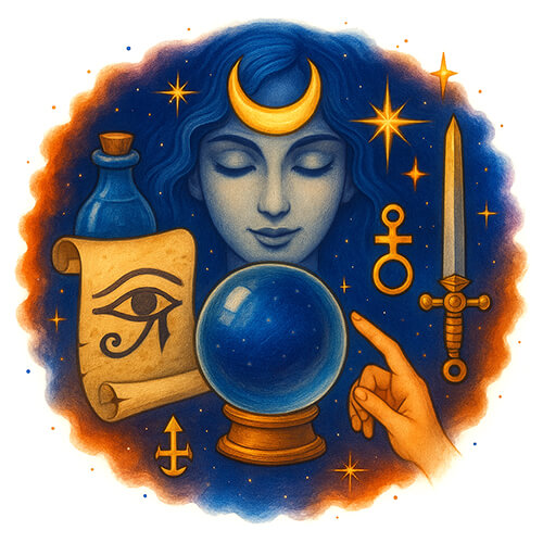 179-Part-of-Intuition-&-Prophecy-Astrology-Point-Art-Astrological-Symbol-Esoteric-Artwork-Celestial-Universe-Art-Cosmic-Space-Image