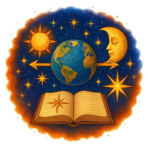 189-East-West-Points-Astrology-Point-Art-Astrological-Symbol-Esoteric-Artwork-Celestial-Universe-Art-Cosmic-Space-Image
