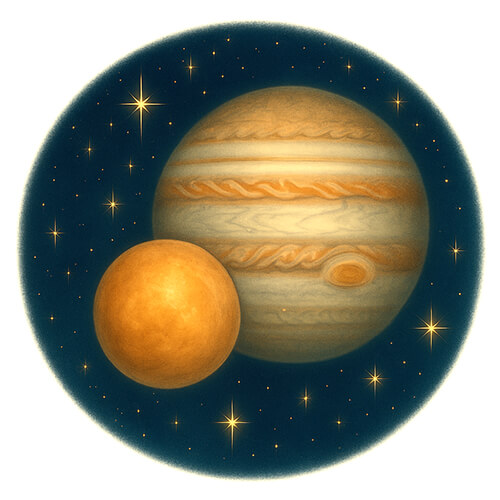 203-Conjunction-Astrology-Aspect-Art-Astrological-Symbol-Esoteric-Artwork-Celestial-Universe-Art-Cosmic-Space-Image