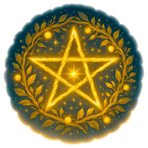 226-Wreath-Pentagram-Astrology-Aspect-Art-Astrological-Symbol-Esoteric-Artwork-Celestial-Universe-Art-Cosmic-Space-Image