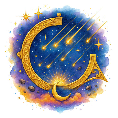 53-Quadrantids-Meteor-Shower-Meteor-Shower-Astrology-Art-Astrological-Symbol-Esoteric-Artwork-Celestial-Universe-Art-Cosmic-Space-Image