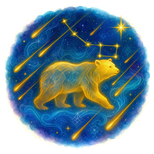 64A-Ursids-Meteor-Shower-Meteor-Shower-Astrology-Art-Astrological-Symbol-Esoteric-Artwork-Celestial-Universe-Art-Cosmic-Space-Image