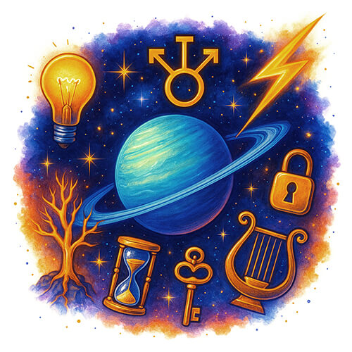 85-Uranus-Nodes-Planet-Astrology-Art-Astrological-Symbol-Esoteric-Artwork-Celestial-Universe-Art-Cosmic-Space-Image