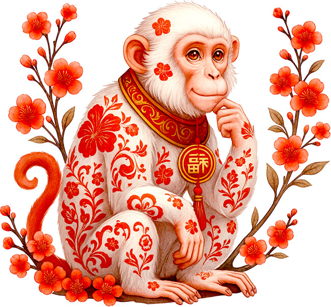 chinese-rouge-astrology-zodiac-sign-celestial-constellation-astrological-symbol-astro-horoscope-icon-graphic-art-illustration-5-monkey-6